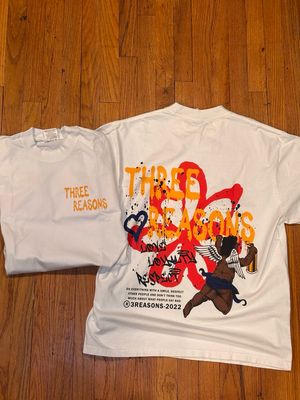 White 3Reasons Graffiti T-Shirt