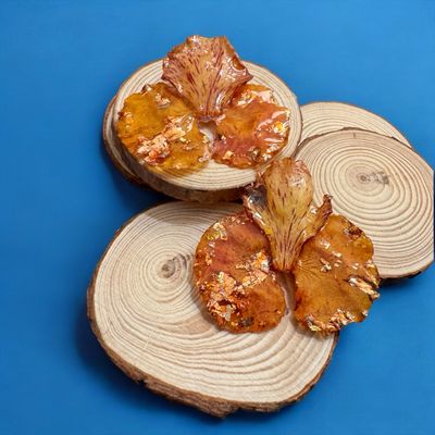 Pendientes de triple flamboyán