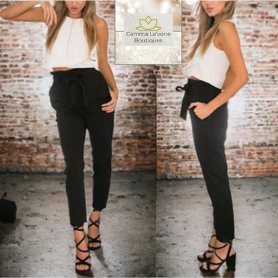 Elegant Womens Palazzo Pants High Waistband
