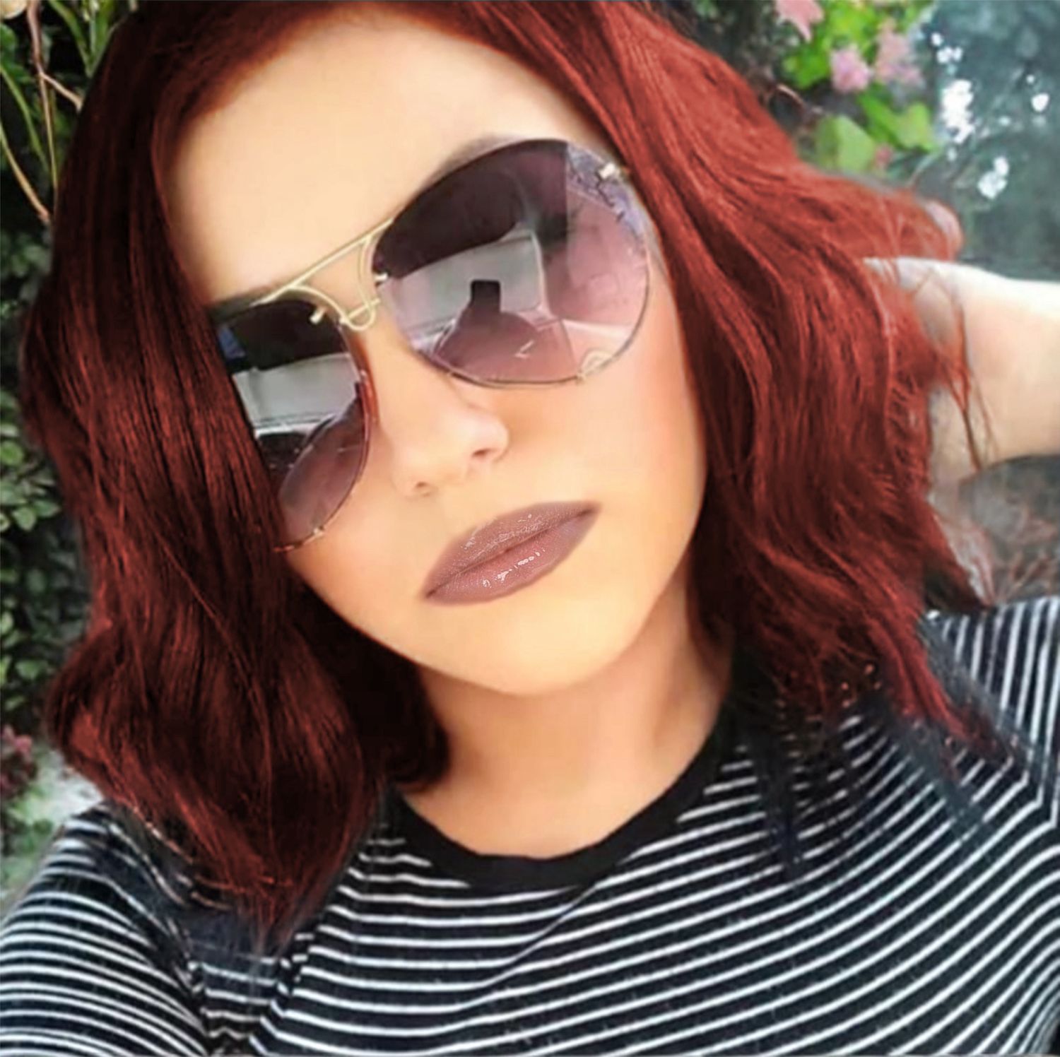 New Brown/ Retro Vintage Shades Oversized Girls