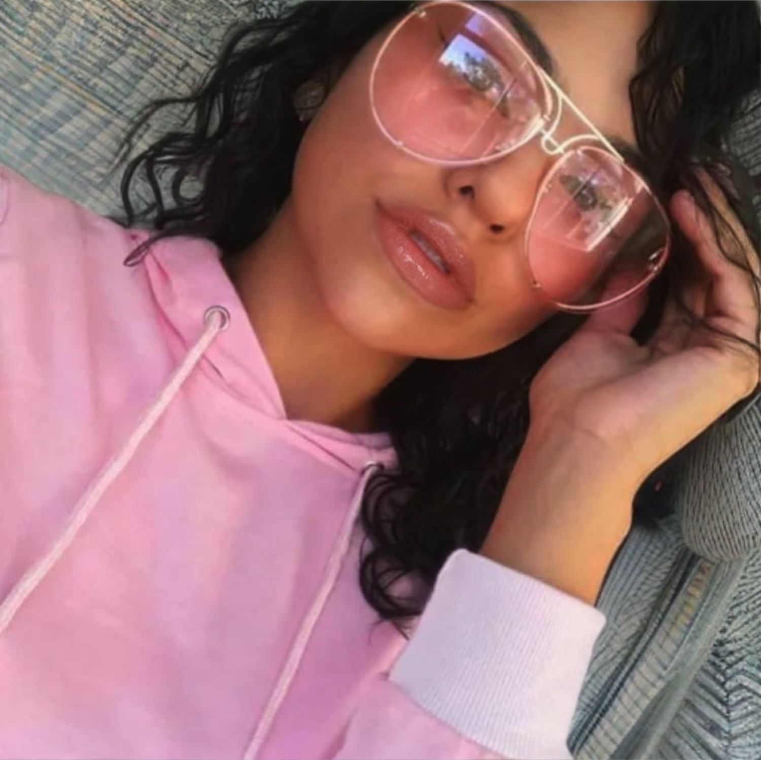 New Pink/Retro Vintage Shades Oversized Girls