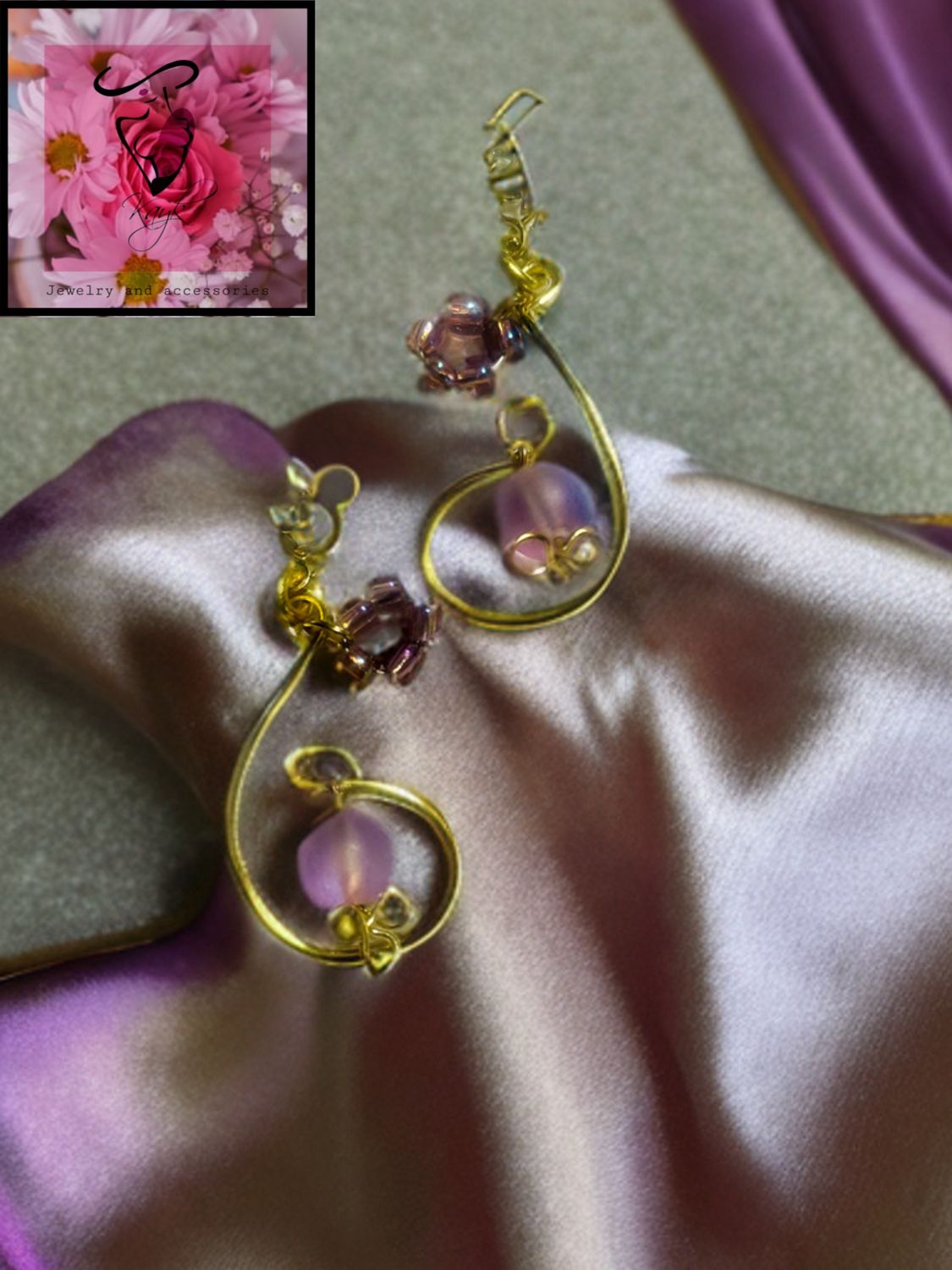 Elegant Handmade Dangle/ Drop Earrings