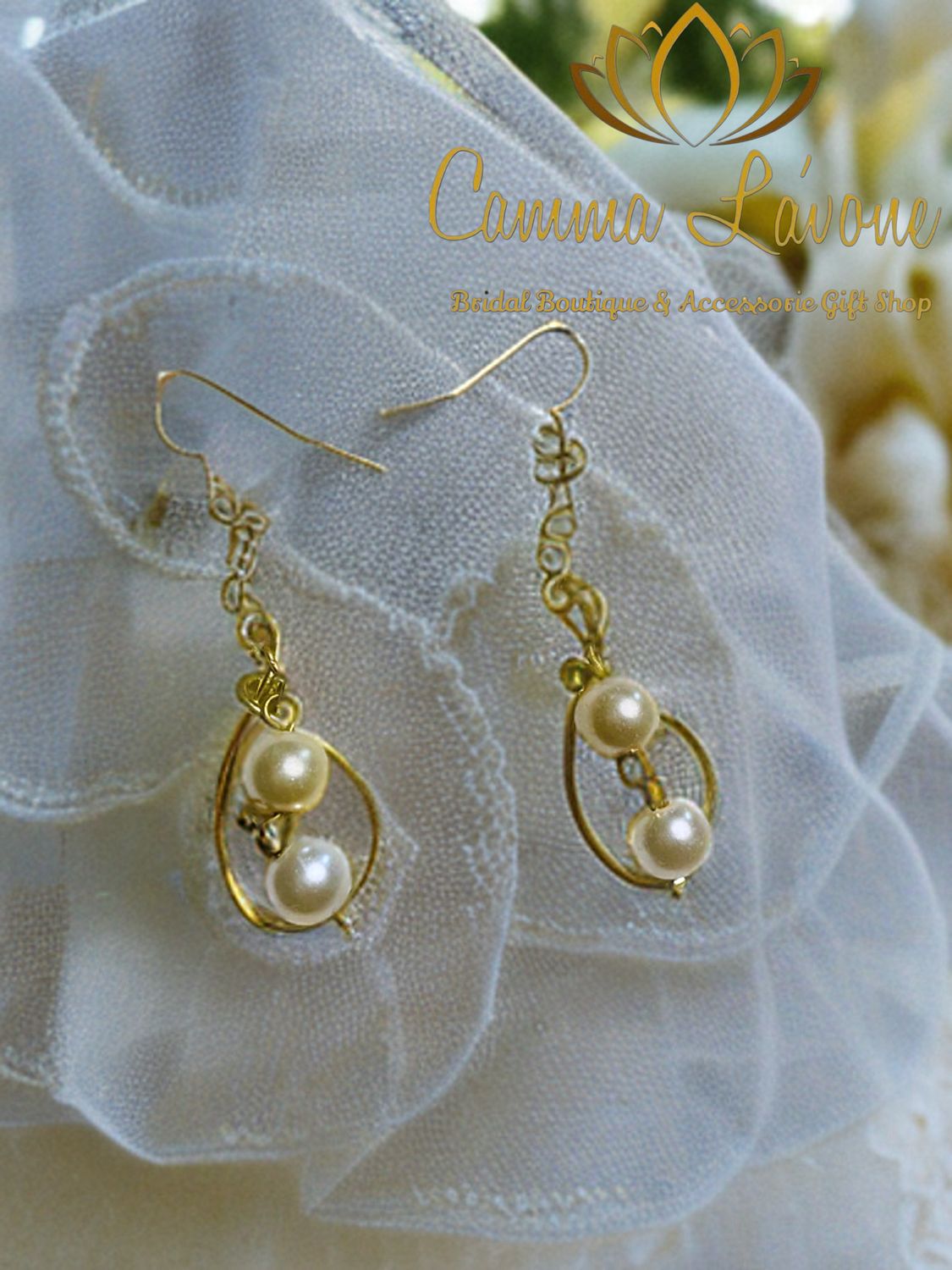 New Handmade Elegant Pearl Dangle/drop Earrings