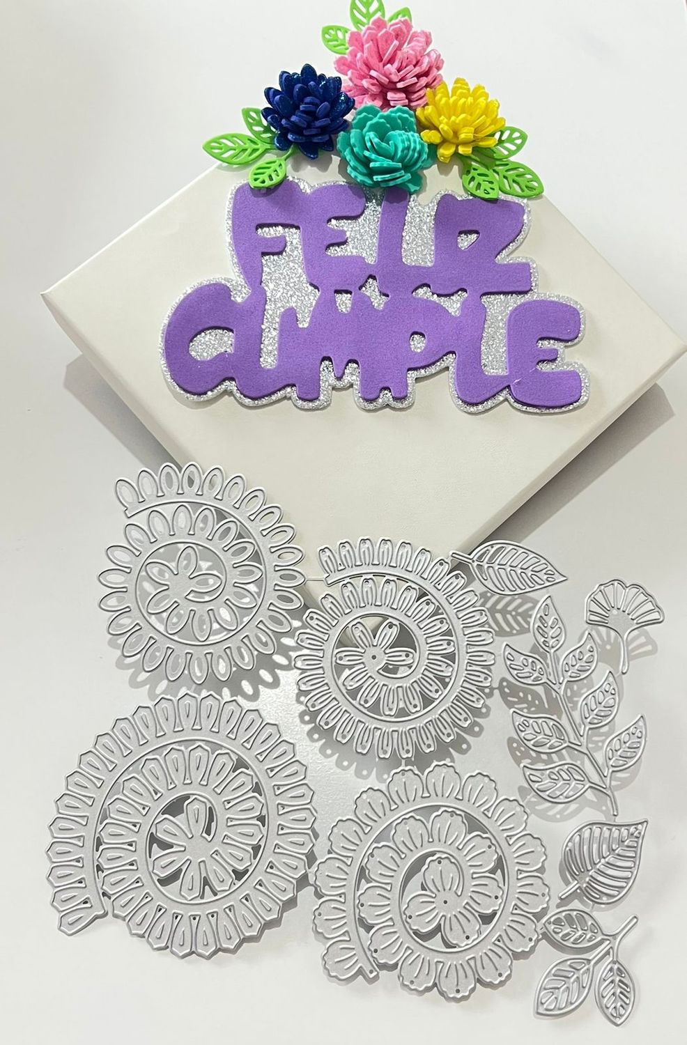 Set Flores Enrollables