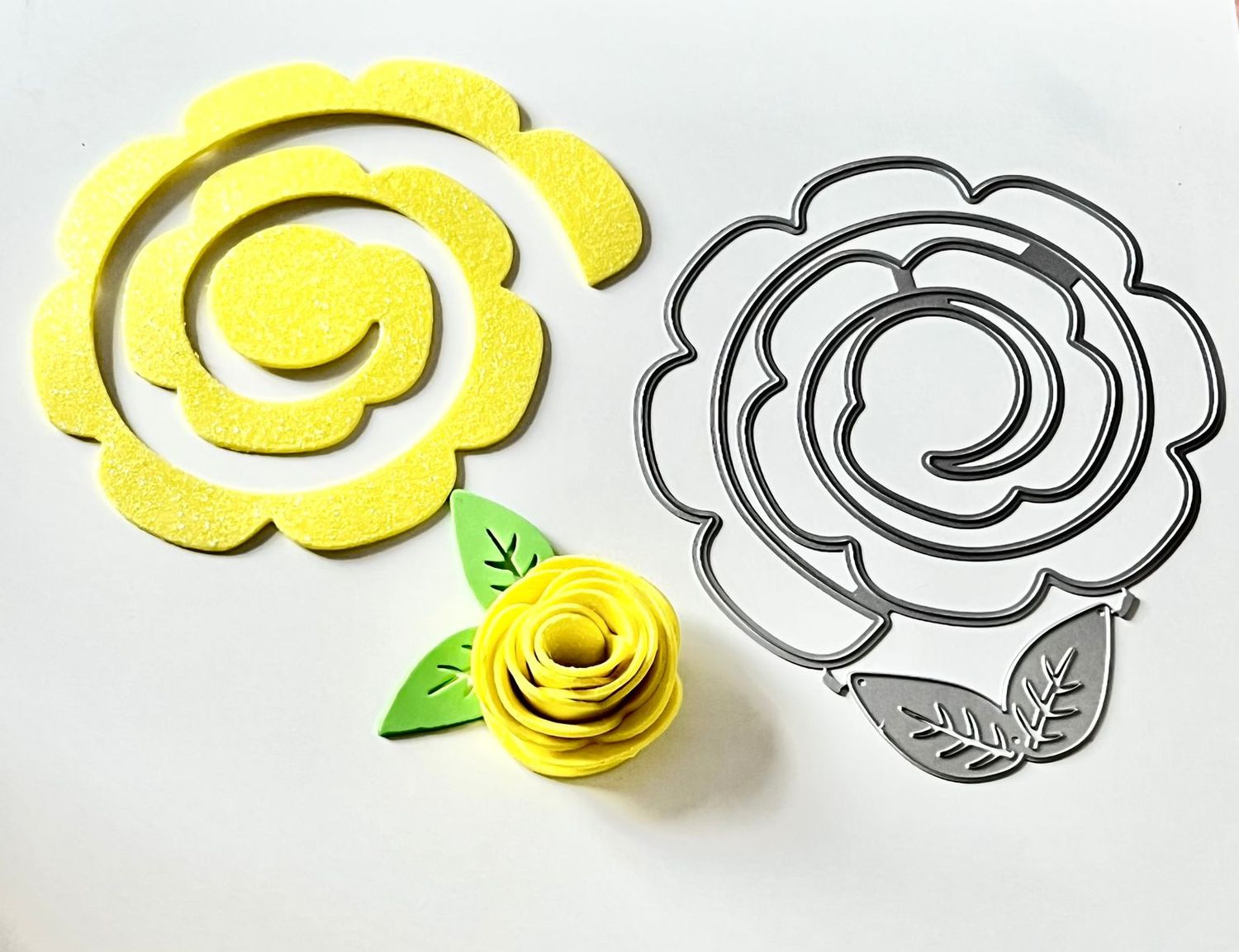 Flor Espiral Petalo Ancho