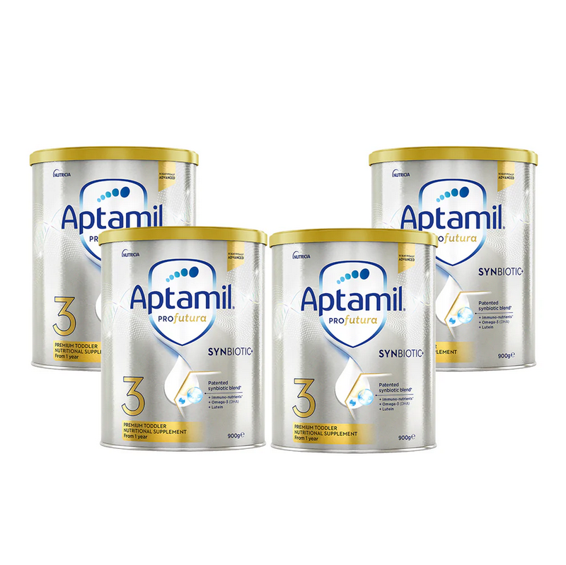 4 x Aptamil Profutura 3 Premium Toddler Nutritional Supplement From 1 Year 900g