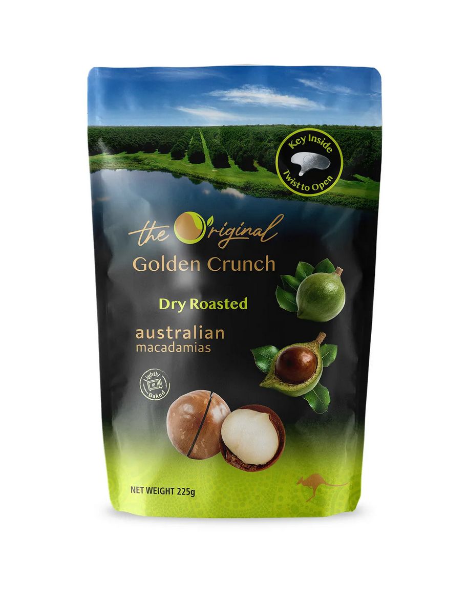 Dry Roasted Golden Crunch Macadamias