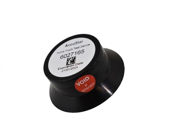 Long Term Radon Test Kit –  Alpha Track (C-NRPP &amp; Health Canada Recommended)