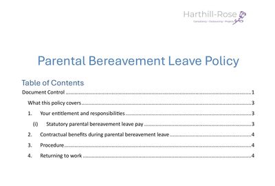 Parental Bereavement Leave Policy