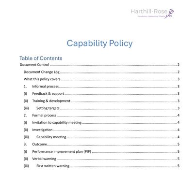 Capability Policy