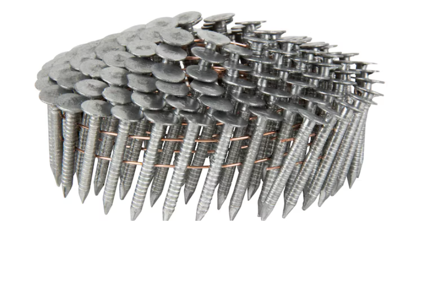 1-1/4-in 16-Degree Ring Shank Hot-Dipped Galvanized Collated Coil Roofing Nails (7200)