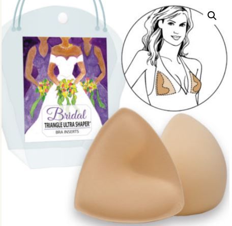  Bravo Bra Pads, Discription: Triangle Ultra Shaper, Size: BC Nude