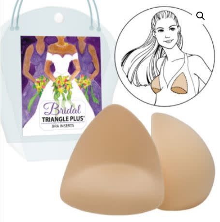 Bravo Bra Pads Triangle Plus BC Nude