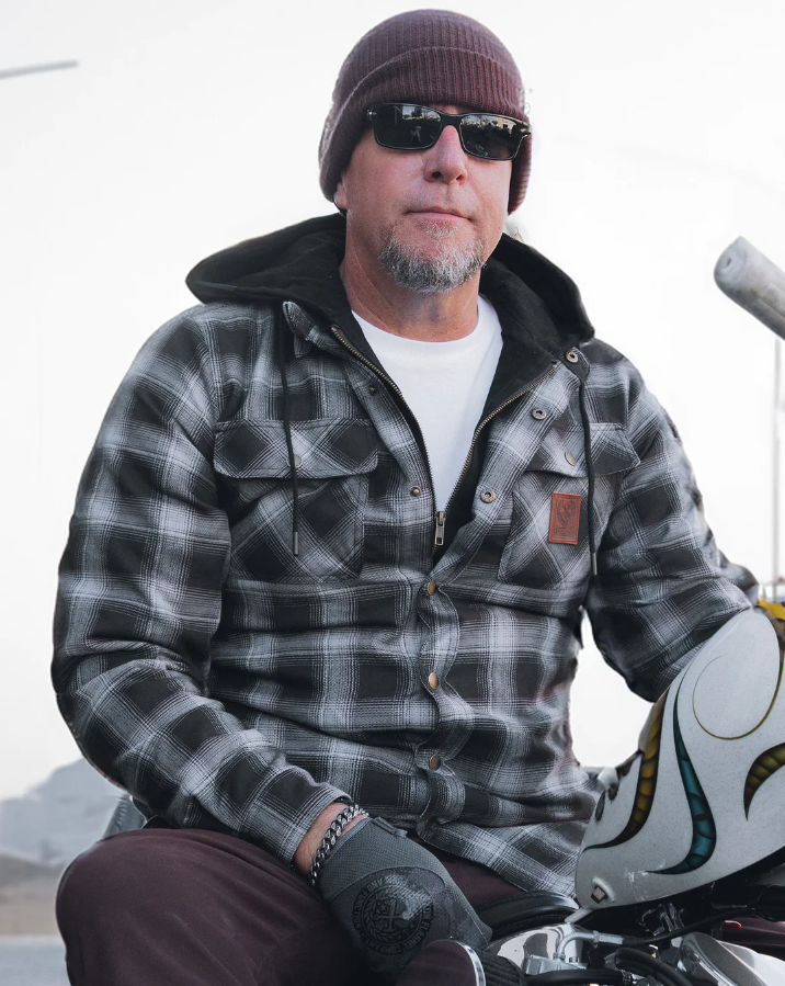 Dixxon Old Fashion Hooded Flannel Jacket