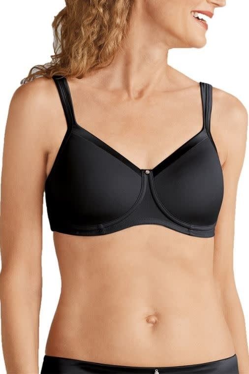 Amoena Lara Satin PD, Color: Black, Size: A34