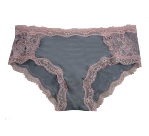 Hertex Hipster w Lace, Color: Grey/Zepher, Size: Small