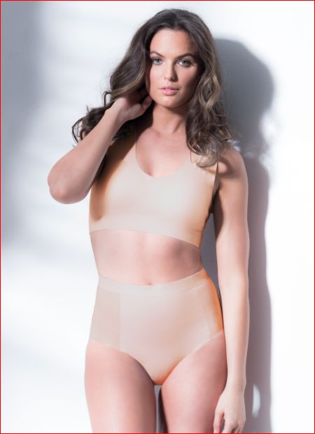 Body Hush Contour Panty, Color: Nude, Size: Small