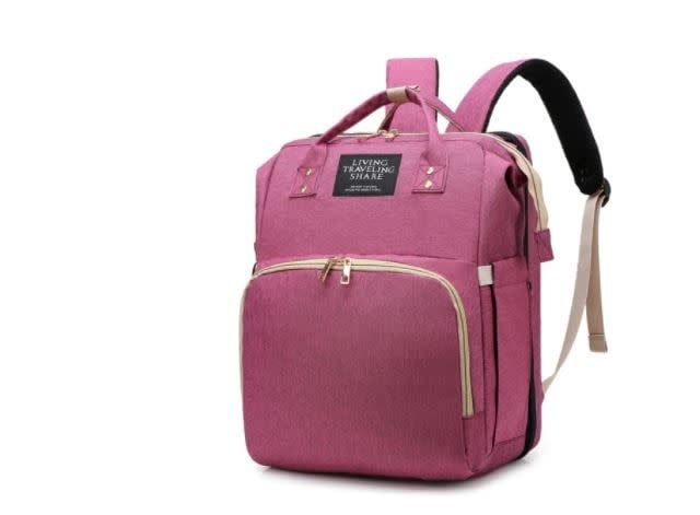 Diaper Bag  w/ Change Table, Color: Magenta