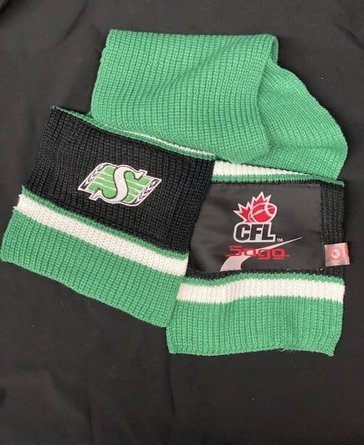 Sask Roughriders Scarf n Toque, Color: Scarf, Size: Adult