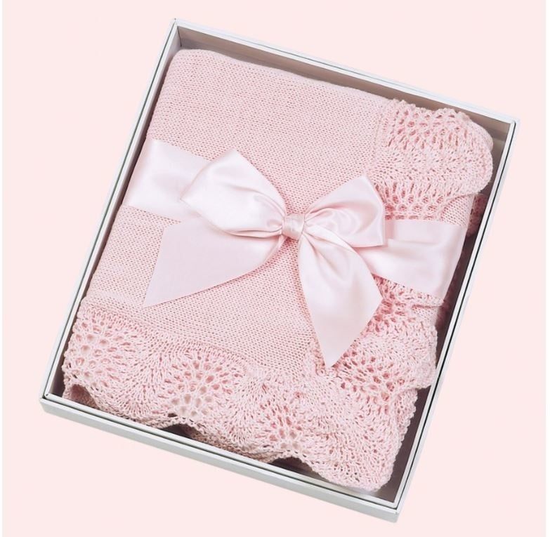 Bearington Vintage Blanket, Color: Pink