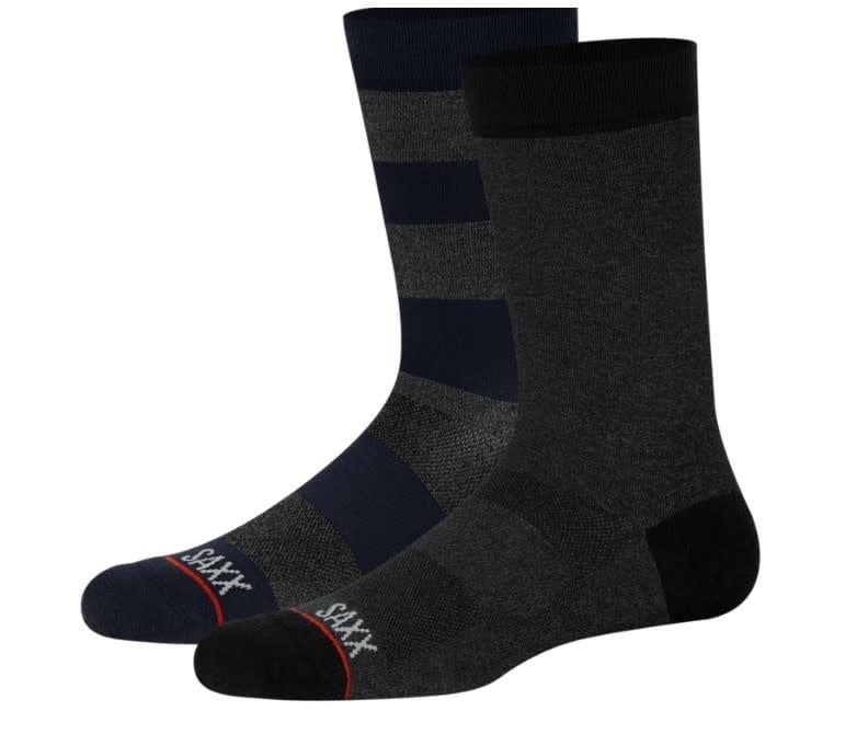Saxx Whole Pkg Crew 2PK, Color: BOR, Size: Medium