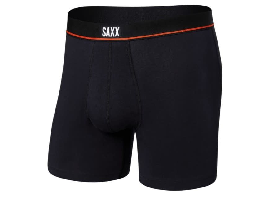Saxx NonStop STR Cotton, Color: Black-BLK, Size: Small