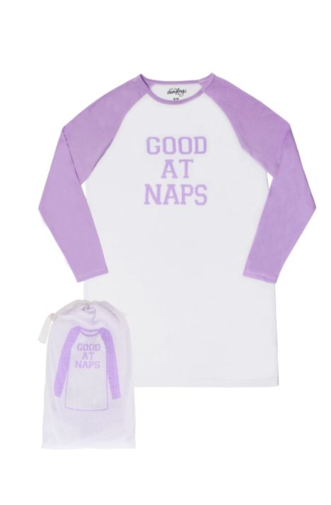 D&amp;CO Raglan Nightshirt, Color: Good @ Naps, Size: Small