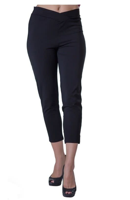 Papa Bamboo Capri, Color: Black, Size: Small