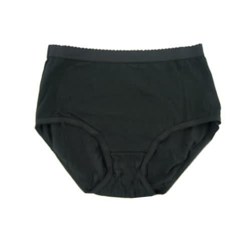 Hertex Organic Cotton Full Brief, Color: Black, Size: Small