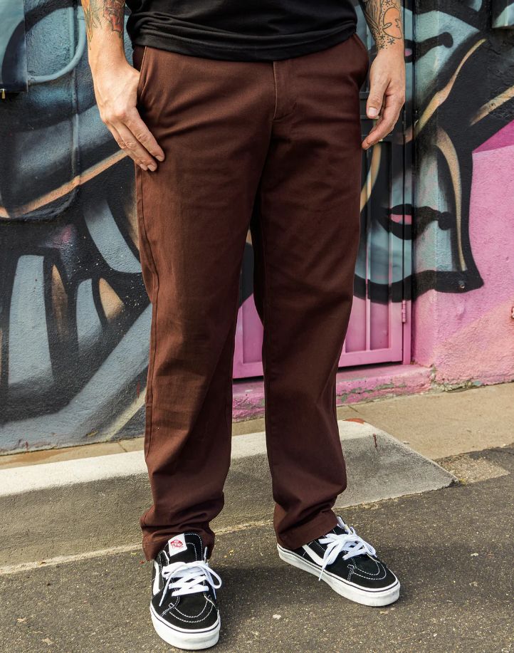 Dixxon Chino Stretch Pant, Color: Brown, Size: 32