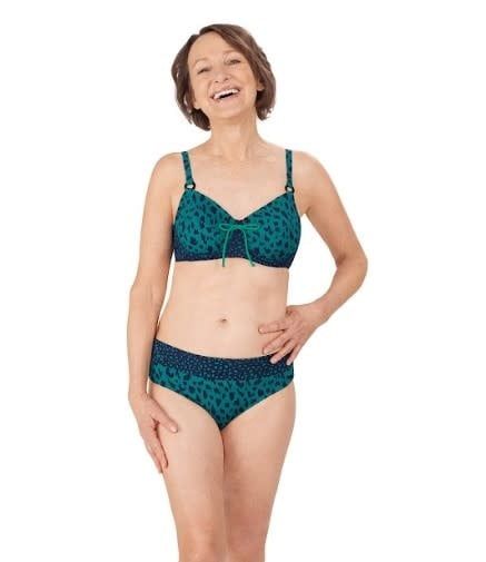 Manila Bikini Top, Color: Dark Blue/Teal, Size: 08C