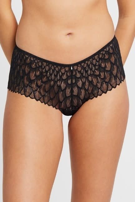 Montelle Lacy Brazillian, Color: Black, Size: Small