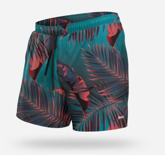  Bn3th Agua Volley 2N1 5 inch, Color: Radical Tropics Teal, Size: Small