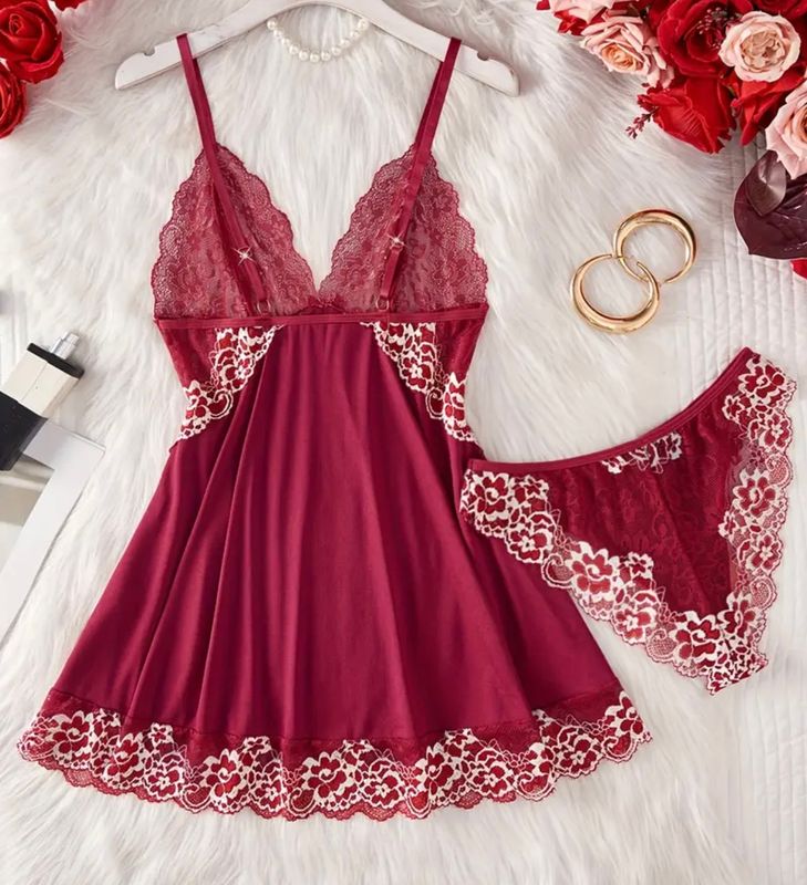Floral Lace  Chemise