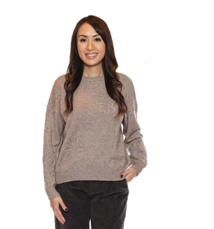 Sorella Knit Sweater Embroidered