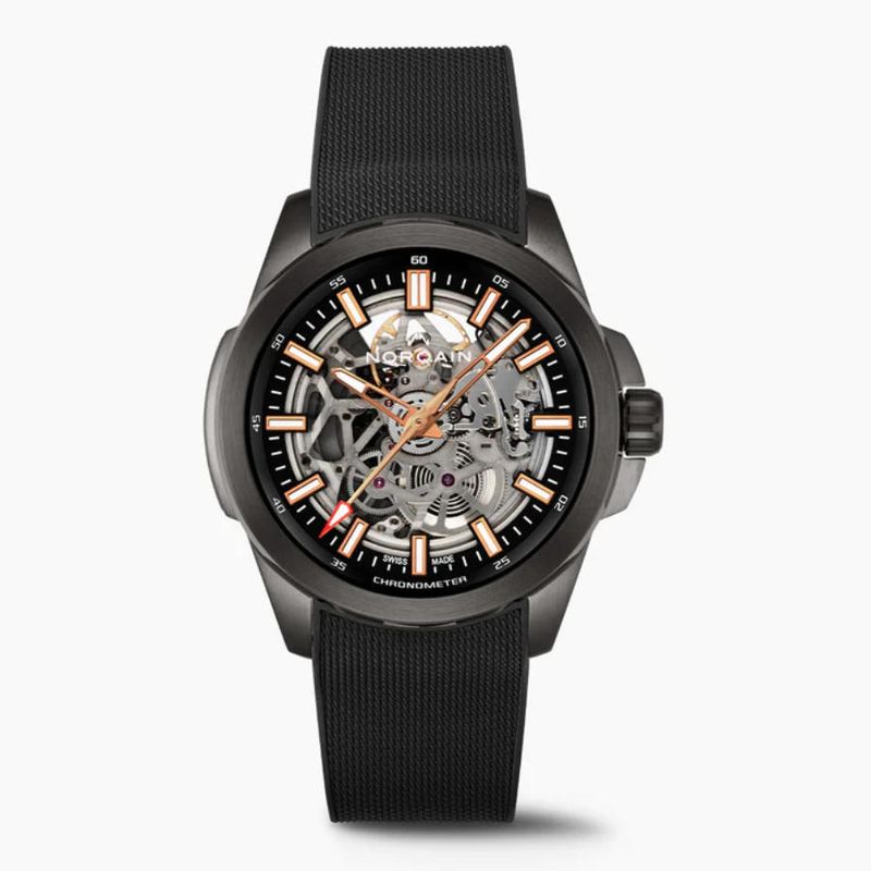 Independence Skeleton DLC 42mm / NB3000B03A/303-Milanaise-rubber