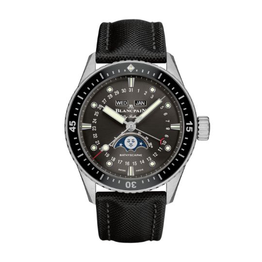 Bathyscaphe Quantième Complet Phases de Lune / 5054 1110 B52A
