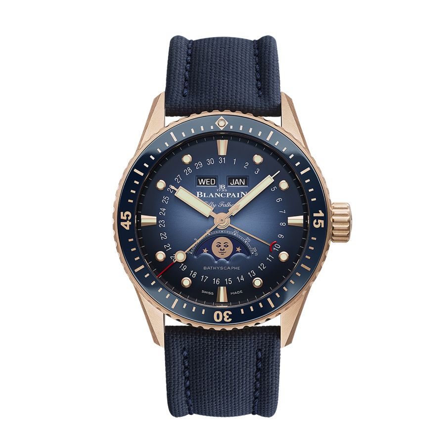 Bathyscaphe Quantième Complet Phases de Lune / 5054 3640 O52B