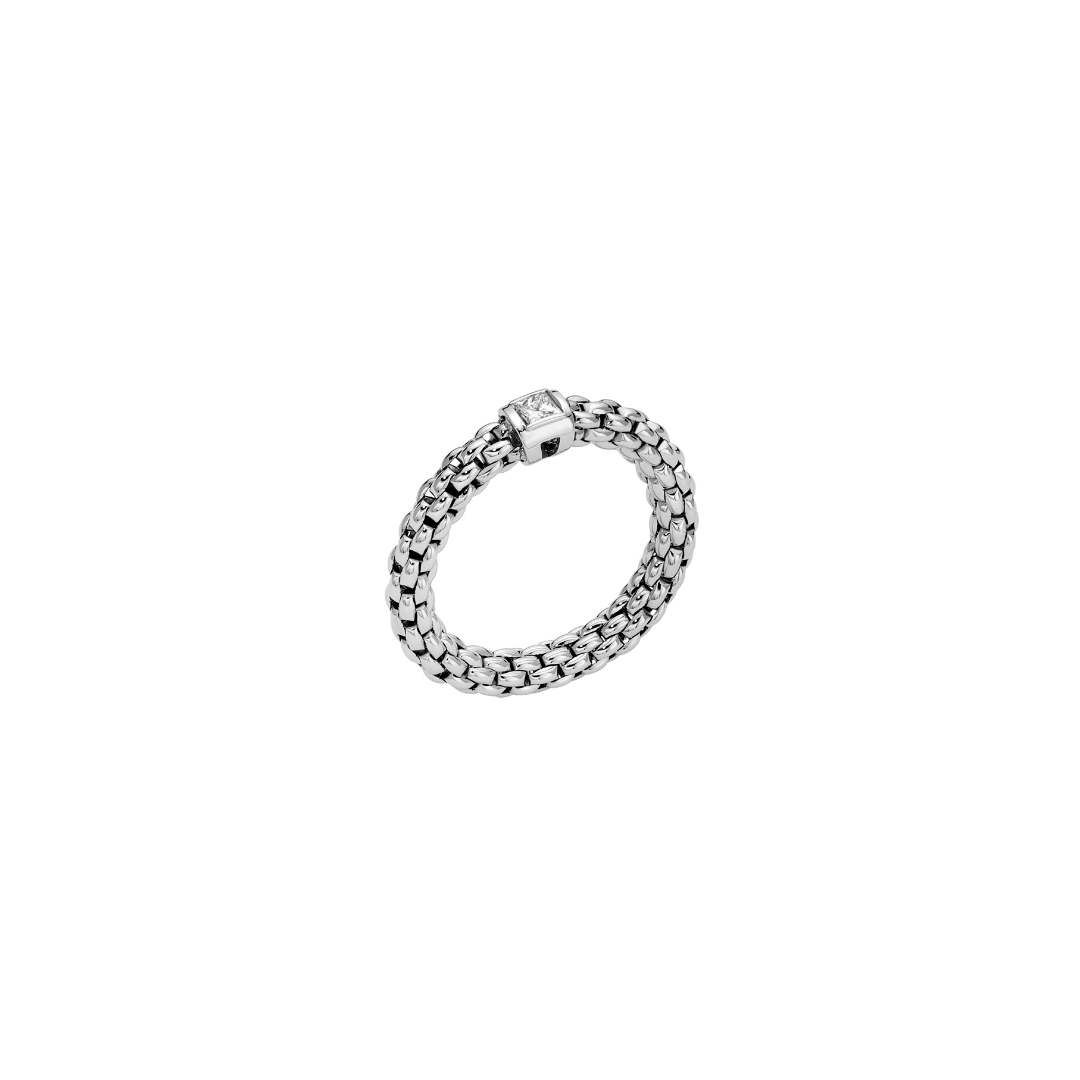 Flex’it Ring mit weissen Diamant / 09E08AX_BB