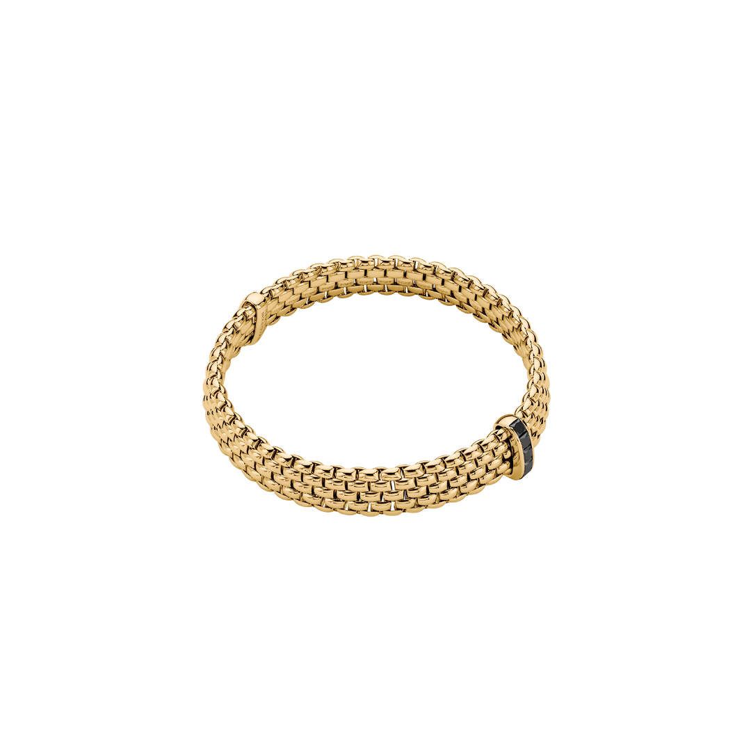 Flex’it Armband mit schwarzen Brillanten / 52504BX_BN