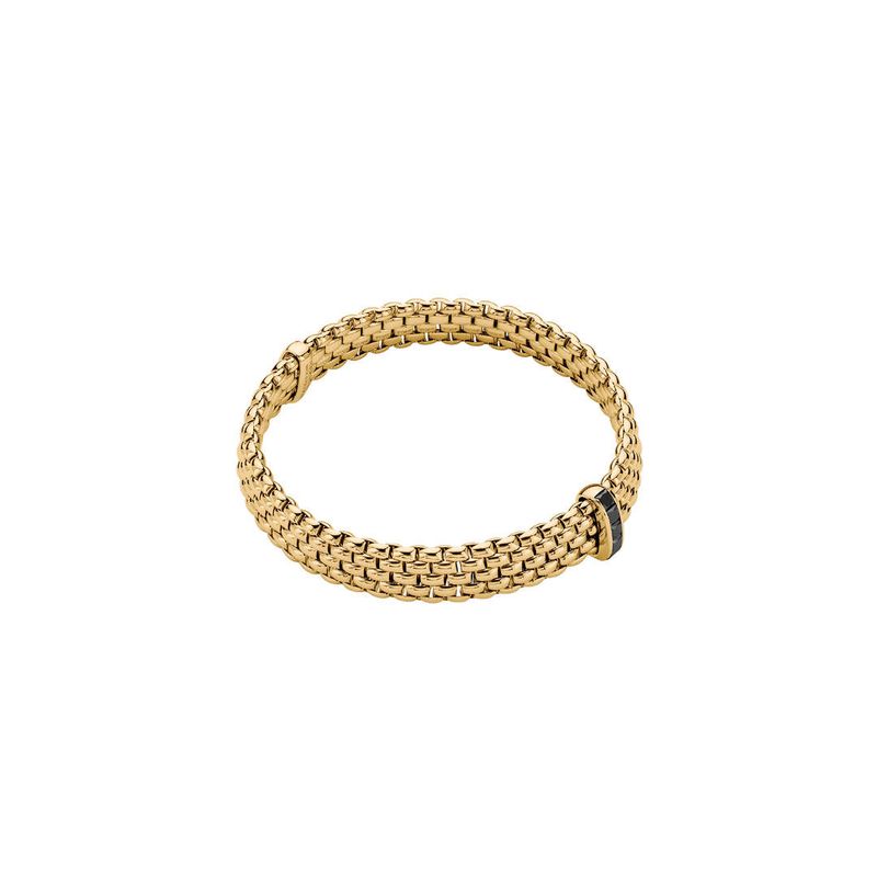 Flex’it Armband mit schwarzen Brillanten / 52504BX_BN