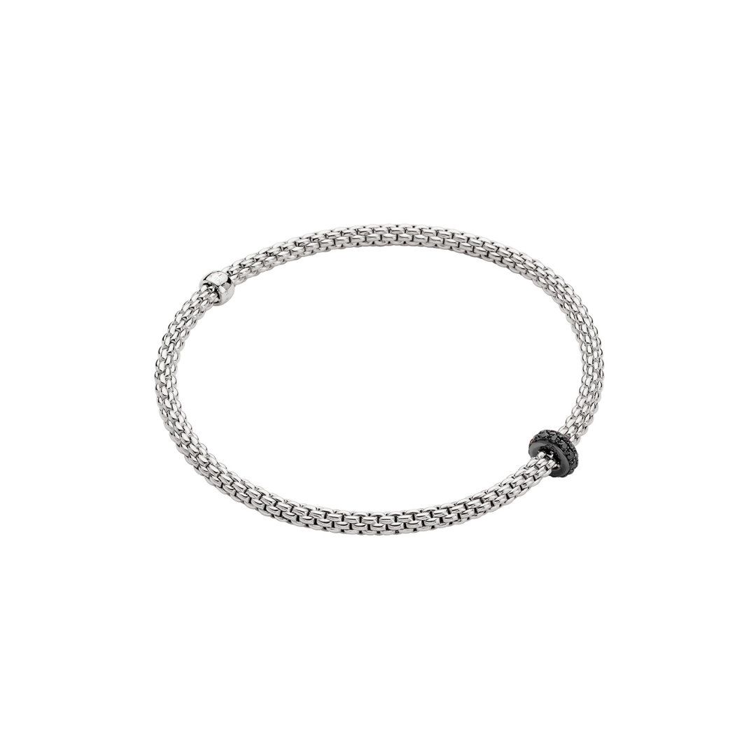 Flex'it Armband mit schwarzen Brillanten / 74508BX_BN