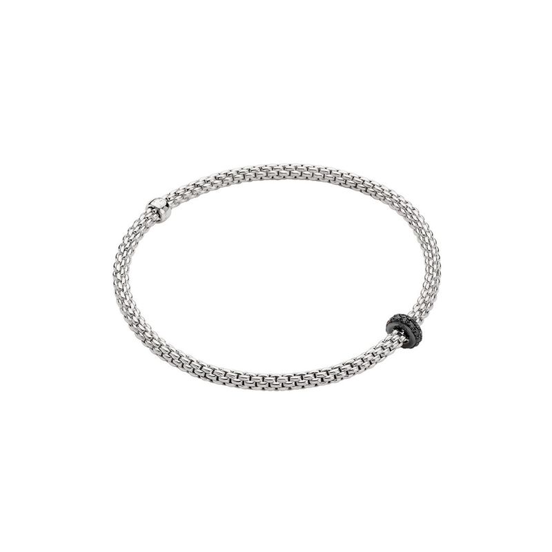Flex'it Armband mit schwarzen Brillanten / 74508BX_BN