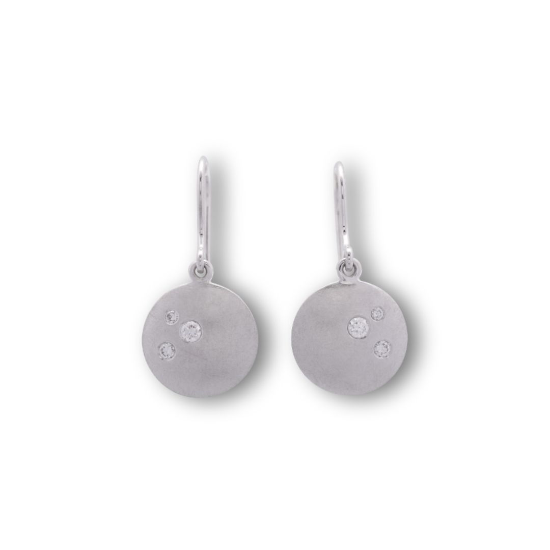 Ohrhänger Weissgold mit Diamanten