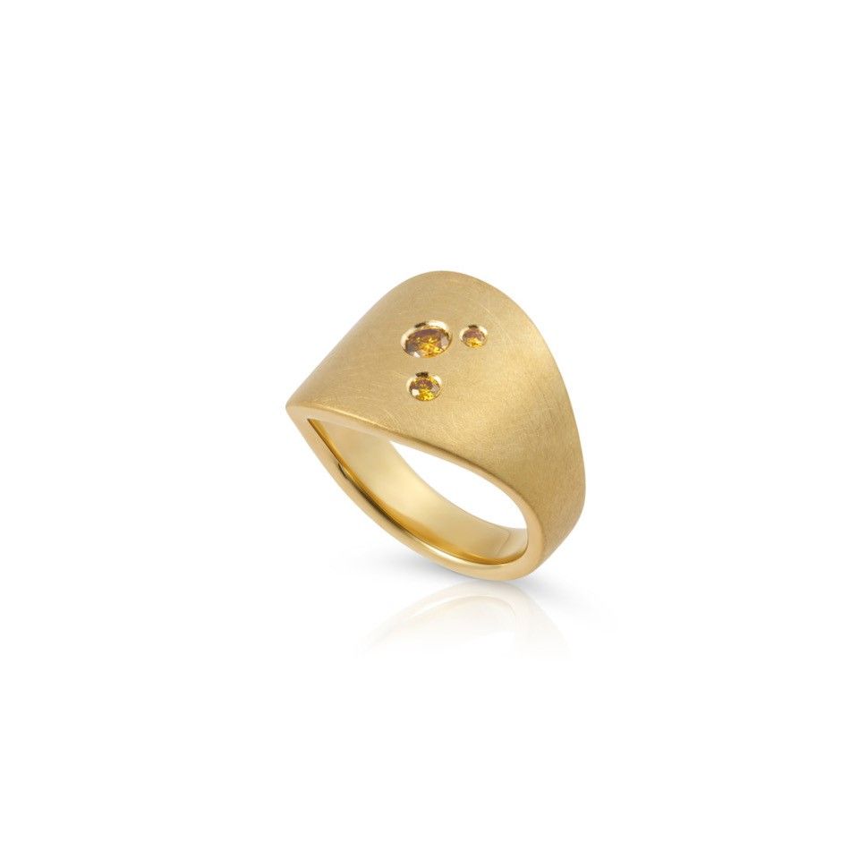 Ring Cognac Diamonds