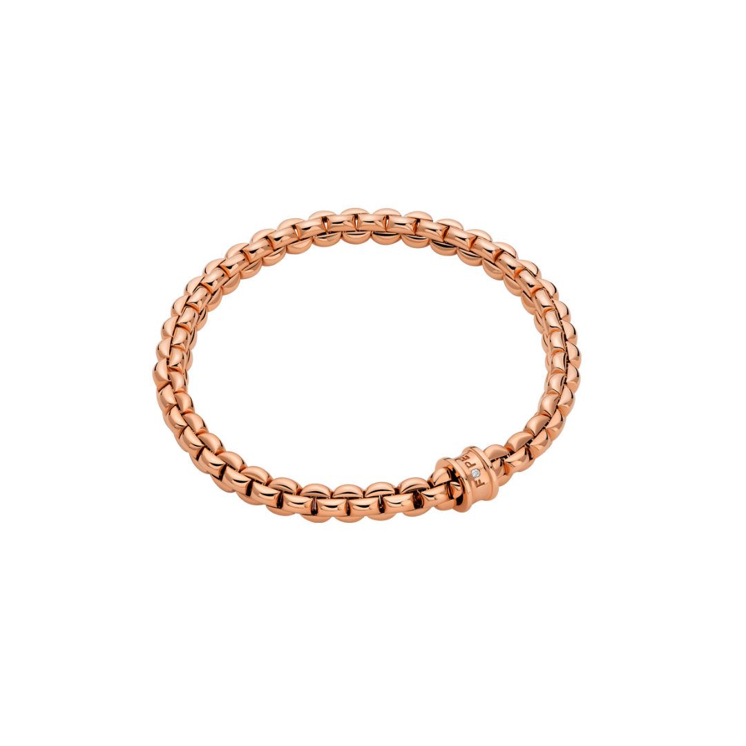 Flex'it Armband mit weissen Brillant / 01M10BX_BB