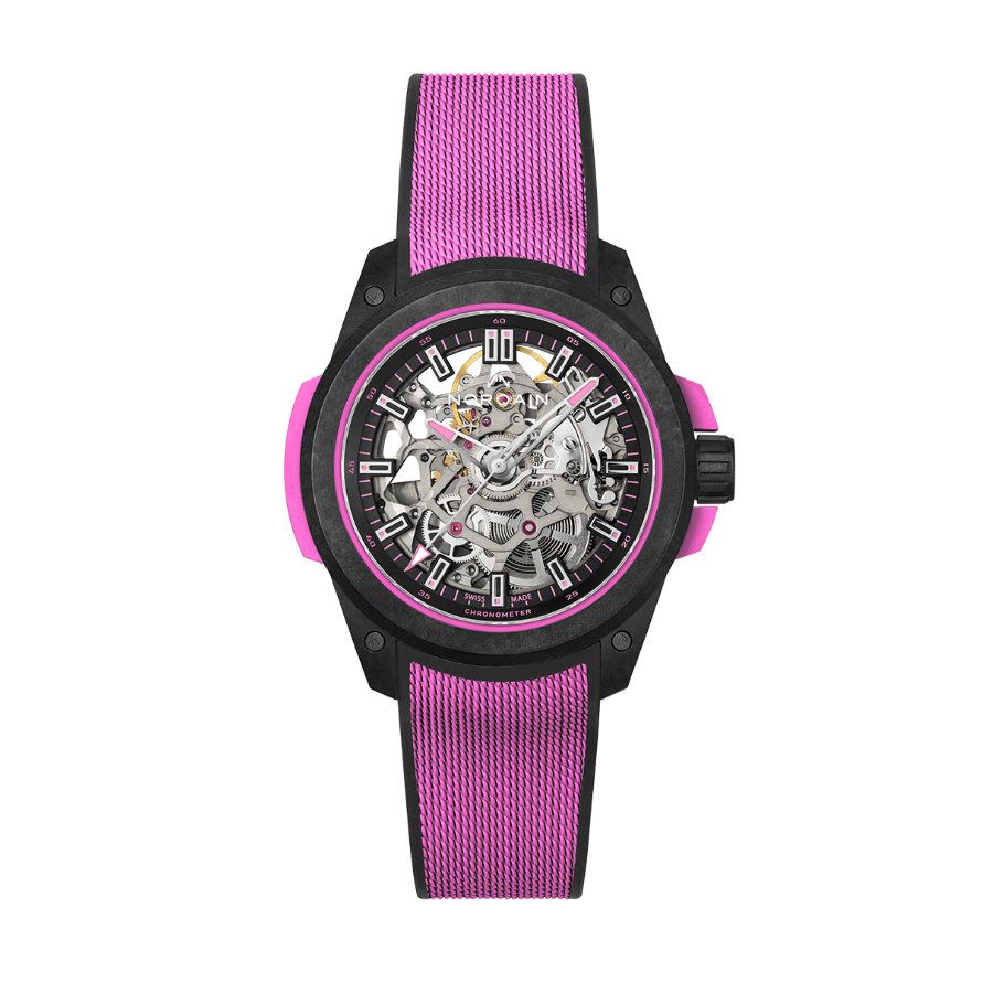 Wild ONE Skeleton 39mm Hyper Pink / NNQ3001QBPI1AS/B003