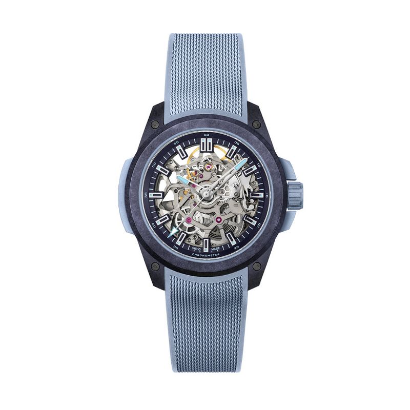 Wild ONE Skeleton 39mm Purple Ice Blue / NNQ3001QPIA1AS/P001