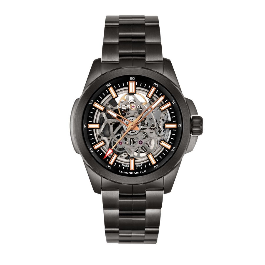 Independence Skeleton DLC 42mm / N3000.07B01.B02-Stahl Independence Skeleton DLC 42mm / N3000.07B01.B02-Stahl