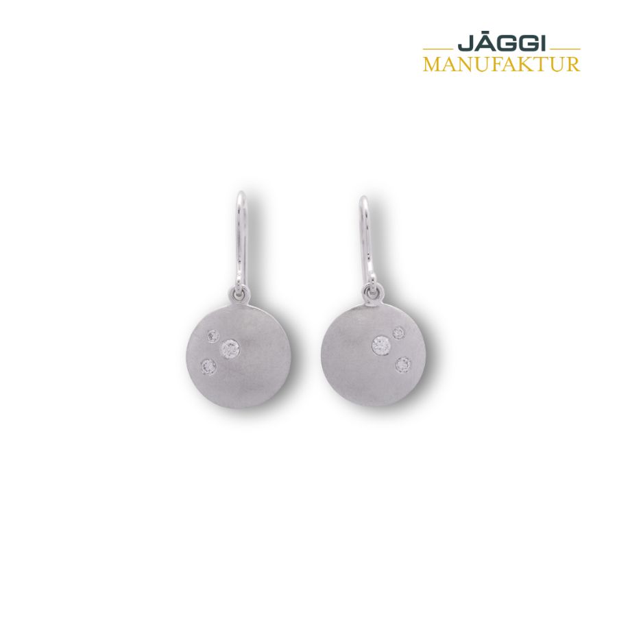 Ohrhänger Weissgold mit Diamanten